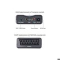 Pikkukuva 3 / 4: Péritel-HDMI-adapteri - PZCC - 720p/1080p - Plug and Play - ABS - Musta