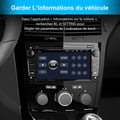 Miniatyrbild 2 av 5: AWESAFE 4G Bilradio Android 13 4Go+64Go för Opel Corsa Astra Vivaro Zafira 7'' Touchskärm Carplay Android Auto RDS GPS WiFi