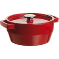 Miniatyrbild 4 av 5: Rund gryta - PYREX - Långsam matlagning - 24 cm - Röd