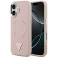 Miniatyrbild 1 av 6: Coque Guess Hardcase Triangle Logo MagSafe för iPhone 17 - Rosa