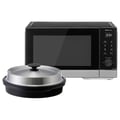 Miniatyrbild 3 av 4: Panasonic NN-SD38QSEPG Mikrovågsugn svart, rostfritt stål 1000 W LCD-skärm
