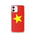 Miniatyrbild 1 av 2: Mobilskal – Vietnamflaggan – Kompatibel med iPhone 12 – Mjuk fodral – Slitstark och stötabsorberande - Silikon - Pixelforma