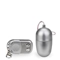 Miniatyrbild 1 av 6: Fjärrstyrt vibrerande ägg - Vibrator för par - Silver