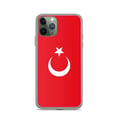 Miniatyrbild 1 av 2: Mobilskal – Turkiets flagga – Kompatibel med iPhone 11 Pro – Mjukt fodral – Hålbar och stötresistent – Silikon – Pixelforma