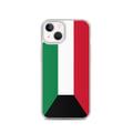 Miniatyrbild 1 av 2: Mobilskal – Kuwaitflagga – Kompatibel med iPhone 13 – Flexibelt fodral – Slitstarkt och stöttåligt – Silikon – Pixelforma