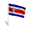 Miniatyrbild 1 av 3: Adhesivflagga Costa Rica – 14 x 21 cm – Mjuk Polyester – Lätt att Klistra – 1 styck – Pixelforma
