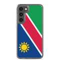 Miniatyrbild 1 av 2: Mobilskal – Namibias flagga – Kompatibel med Samsung Galaxy S23 Ultra – Mjuk foder – Slitstark och stöttålig – Pixelforma