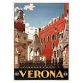 Miniatyrbild 1 av 4: Legendarte - Vintage Verona Tourist Poster - Målning, Canvastryck cm. 50x70