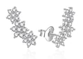 Miniatyrbild 1 av 2: Örhängen - AGATO - AGT-E023PW - Sterlingsilver - Kubisk zirkon - Blomdesign
