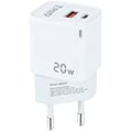 Miniatyrbild 1 av 2: Väggladdare USB-C PD + USB-A 20 W - TooQ