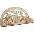 Miniatyrbild 2 av 2: MégaCréa DIY - Mini julscen i snidat trä 27 cm