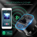 Miniatyrbillede 2 af 5: FM Bluetooth 5.0 Sender - Universel - Hurtig oplader 20W - 2 USB-porte - Siri-assistent