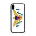 Miniatyrbild 1 av 2: Mobilskal – USA:s Jungfruöar flagga – Kompatibel med iPhone XS Max – Flexibelt skal – Slitstarkt och stöttåligt – Pixelforma