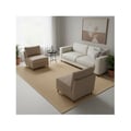 Miniatyrbild 1 av 4: Melis Home Moderna mattor design Naturlig 240 x 340 cm vävd platt inomhus utomhus chevronmönster slitstark lätt