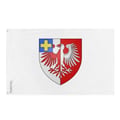 Miniatyrbild 1 av 3: Saint-Clair Flagga – 128 x 192 cm – Hållbar Polyester – 2 Metallöglor – Inomhus / Utomhus – Pixelforma