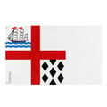 Miniatyrbild 1 av 3: Nanaimo-flagga – 128 x 192 cm – Hållbar polyester – 2 metalöljetter – Inomhus / Utomhus – Pixelforma