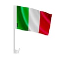 Miniatyrbild 1 av 2: Flagga Bil Italien – 14 x 21 cm – Polyester Tyg – Fäste på Fönster – 10 stycken – Pixelforma