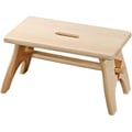 Miniatyrbild 1 av 2: Repose pied i furu - Beige - L x 42 x H 20,5 cm