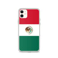 Miniatyrbild 1 av 2: Mobilskal – Mexikos flagga – Kompatibel med iPhone 11 – Flexibelt fodral – Slitstarkt och stötresistent – Silikon – Pixelforma