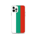 Miniatyrbild 1 av 2: Mobilskal – Bulgariens flagga – Kompatibel med iPhone 12 Pro – Mjuk plånbok – Slitstark och stötresistent – Silikon – Pixelforma