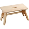 Miniatyrbild 2 av 2: Repose pied i furu - Beige - L x 42 x H 20,5 cm