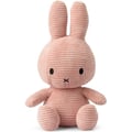 Miniatyrbild 1 av 2: Peluche - Miffy - Kanin i ribbat velour - 24 cm - Rosa - För baby från 6 månader