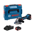 Miniatyrbild 1 av 6: Vinkelslipmaskiner 125 mm - GWS 18V-8 - BOSCH - med 2 Batterier 18V 4.0Ah - laddare - L-Boxx - 06019N9002