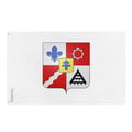 Miniatyrbild 1 av 3: Flagga Saint-Hyacinthe – 90 x 150 cm – Hållbar Polyester – 2 Metallöglor – Inomhus / Utomhus – Pixelforma