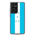 Miniatyrbild 1 av 2: Telefonfodral – Officiell Hondurasflagga – Kompatibel med Samsung Galaxy S22 – Mjuk Fodral – Slitstark och Stötsäker – Pixelforma