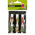 Miniatyrbild 2 av 2: Graine Créative - Magnetisk klädnypa Jul 6 stycken