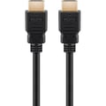 Miniatyrbild 1 av 2: Goobay 41082 HDMI TV anslutningskabel, skärm [1x HDMI hane - 1x HDMI hane] 1,0 m Svart 1 st.