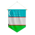 Miniatyrbild 1 av 3: Fanion – Flagga för Uzbekistan – 30 x 45 cm – Polyester – Att Hänga – Pixelforma