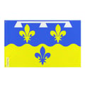 Miniatyrbild 1 av 3: Flagga Loir-et-Cher – 120 x 180 cm – Motståndskraftig Polyester – 2 Metallöglor – Inomhus / Utomhus – Pixelforma