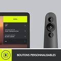 Miniatyrbild 5 av 6: Presentationsfjärrkontroll - Logitech - R500 - Grafit - Trådlös - Laser