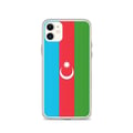 Miniatyrbild 1 av 2: Telefonfodral - PIXELFORMA - Azerbajdzjans flagga - Kompatibel med iPhone 11 - Flexibel - Stötbeständig