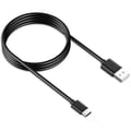 Miniatyrbild 1 av 2: Lot 3 Kablar Typ USB-C Laddare Svart [Kompatibel med Huawei MATE 9-9PRO-10PRO-20-20LITE-20PRO] Micro USB Port 1 Meter [Phonillico®]