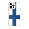 Miniatyrbild 1 av 2: Mobilskal – Finlands flagga – Kompatibel med iPhone 14 Pro Max – Mjuk fodral – Slitstark och stöttålig – Pixelforma