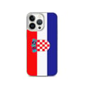 Miniatyrbild 1 av 2: Mobilskal – Kroatiens flagga – Kompatibel med iPhone 13 Pro – Mjuk fodral – Slitstark och stötresistent - Silikon - Pixelforma