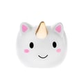 Miniatyrbild 3 av 4: Rainbow unicorn cup guldhorn ovanlig originalmugg