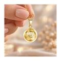 Miniatyrbild 2 av 6: Guld Lotus Flower Graviditet Bola halsband