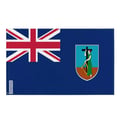 Miniatyrbild 1 av 3: Montserrat-flagg – 160 x 240 cm – Hållbar polyester – 2 metallöljett – Inomhus-/Utomhusbruk – Pixelforma