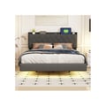 Miniatyrbillede 4 af 5: Lit - MUVOE - 140x200 cm - USB-stik - Multifarvet LED - Blødt stof