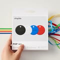 Miniatyrbild 4 av 6: POP TRACKER NYCKELRING X4 APPLE OCH ANDROID SVART RÖD VIT BLÅ