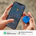 Miniatyrbild 3 av 6: POP TRACKER NYCKELRING X4 APPLE OCH ANDROID SVART RÖD VIT BLÅ