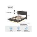 Miniatyrbillede 5 af 5: Lit - MUVOE - 140x200 cm - USB-stik - Multifarvet LED - Blødt stof