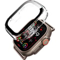 Miniatyrbild 1 av 3: Förstärkt fodral Apple Watch 7/8/9 41 mm Transparenta svarta konturer - Force-fodral med livstidsgaranti