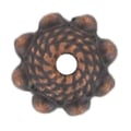 Miniatyrbild 1 av 2: MégaCréa - Metallskål Ø 8 mm Kopparfärgad (10-pack)