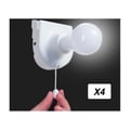Miniatyrbild 1 av 2: Led-lampa - Noname - Pack om 4 - Trådlös - Bärbar - Oslitbar