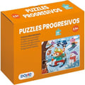Miniatyrbild 2 av 2: Pussel progressiv - DOHE - 65005 - 20 bitar - Multicolor - Djur för 2-3 år