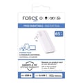 Miniatyrbild 2 av 5: Nätadapter - FORCE POWER - Force Power Lite - 65W - USB-A + 2 USB-C - Fällbar GaN Vit